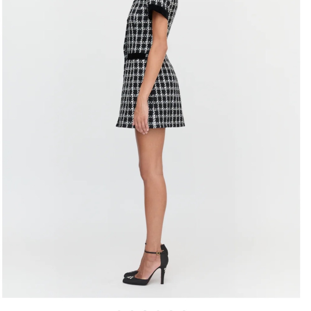 Hill House Allegra in store now Black and White Mini Dress - Picture 4 of 9